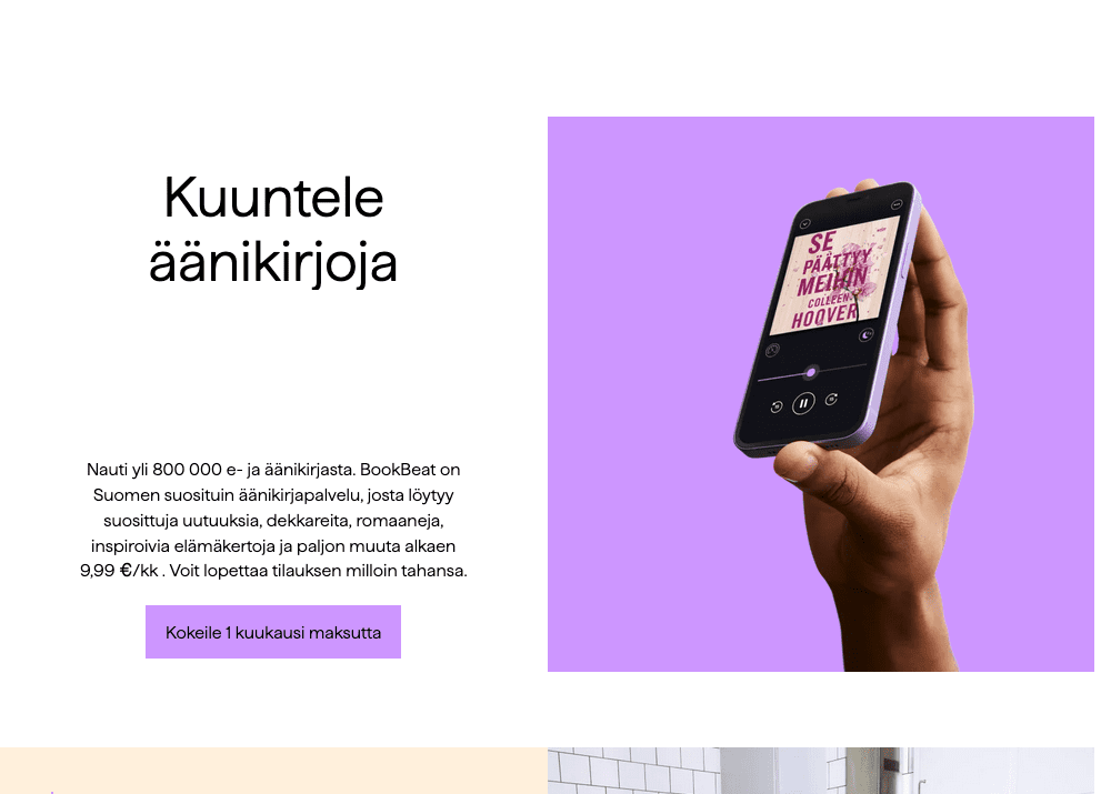 Bookbeat – kannattaako se? Mielipiteesi ja kokemuksia